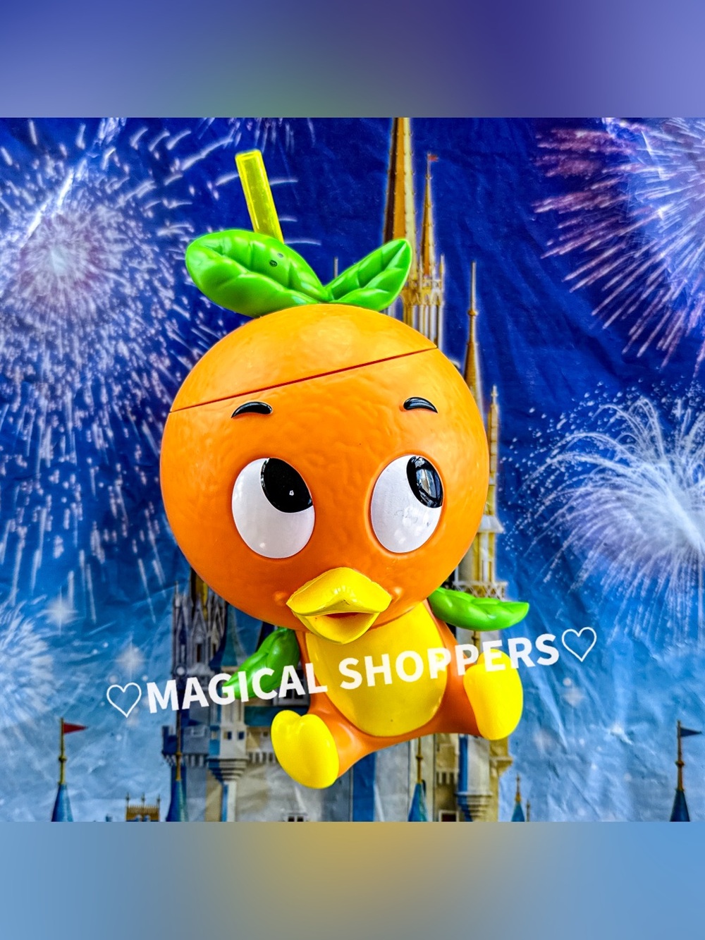 Disney Parks 2019 EPCOT Flower & Garden Festival Orange Bird Souvenir Sipper Cup